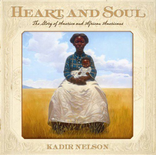 

<p>Kadir Nelson wrote and illustrated the Coretta Scott King<br />
Award-winning book “Heart and Soul.”</p>
<p>“><figcaption class=