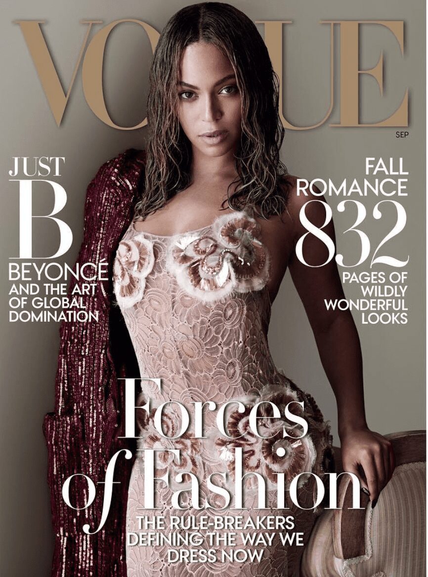 Vogue's September 2015 cover