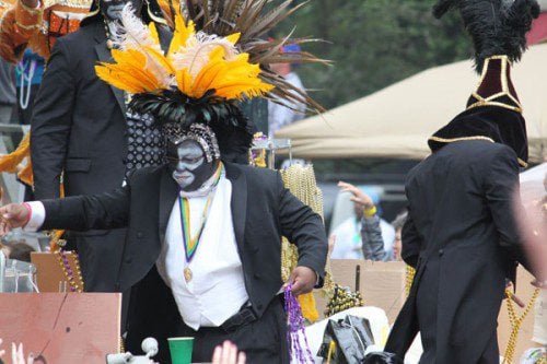 

<p>The Zulu parade gets Fat Tuesday off to a festive start during<br />
Mardi Gras on Tuesday, March 8, 2011 in New Orleans.</p>
<p>“><figcaption class=