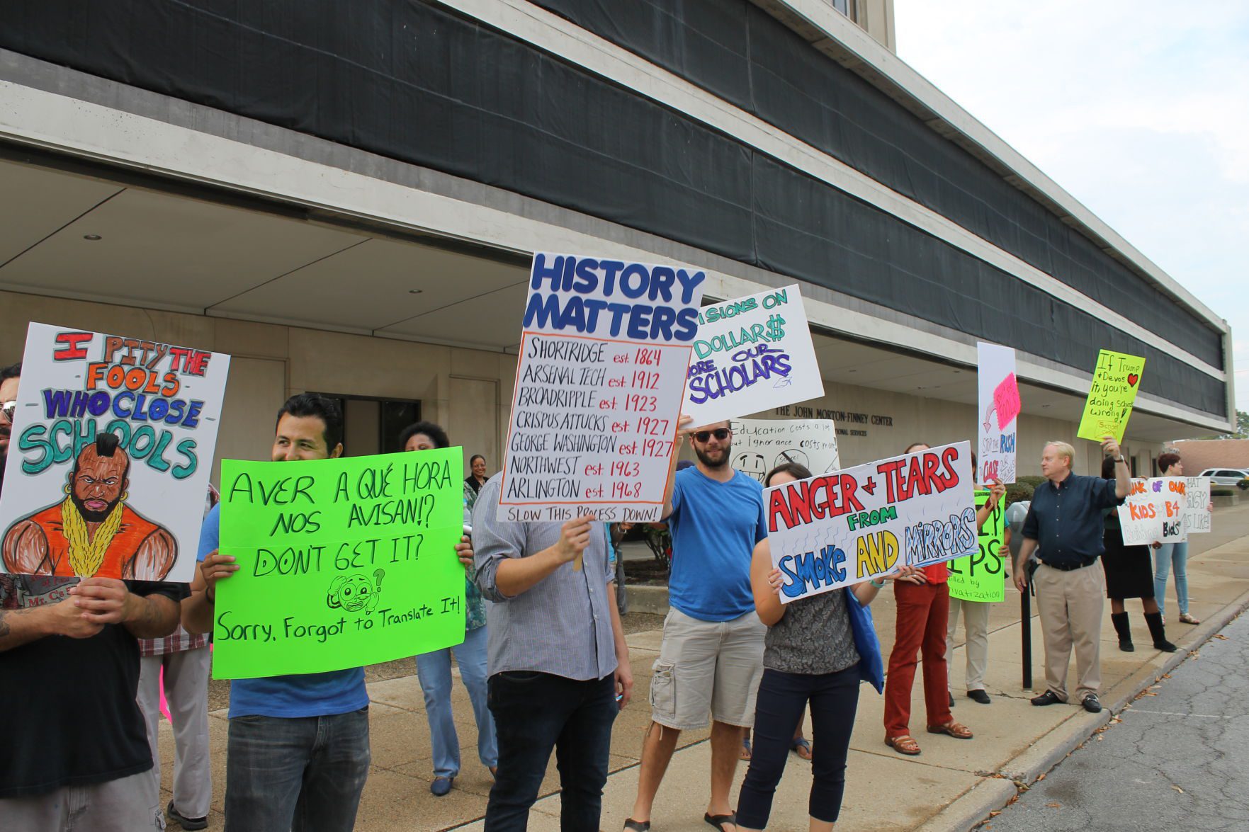 Protesters