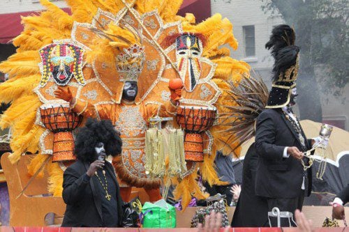 

<p>The Zulu parade gets Fat Tuesday off to a festive start during<br />
Mardi Gras on Tuesday, March 8, 2011 in New Orleans.</p>
<p>“><figcaption class=