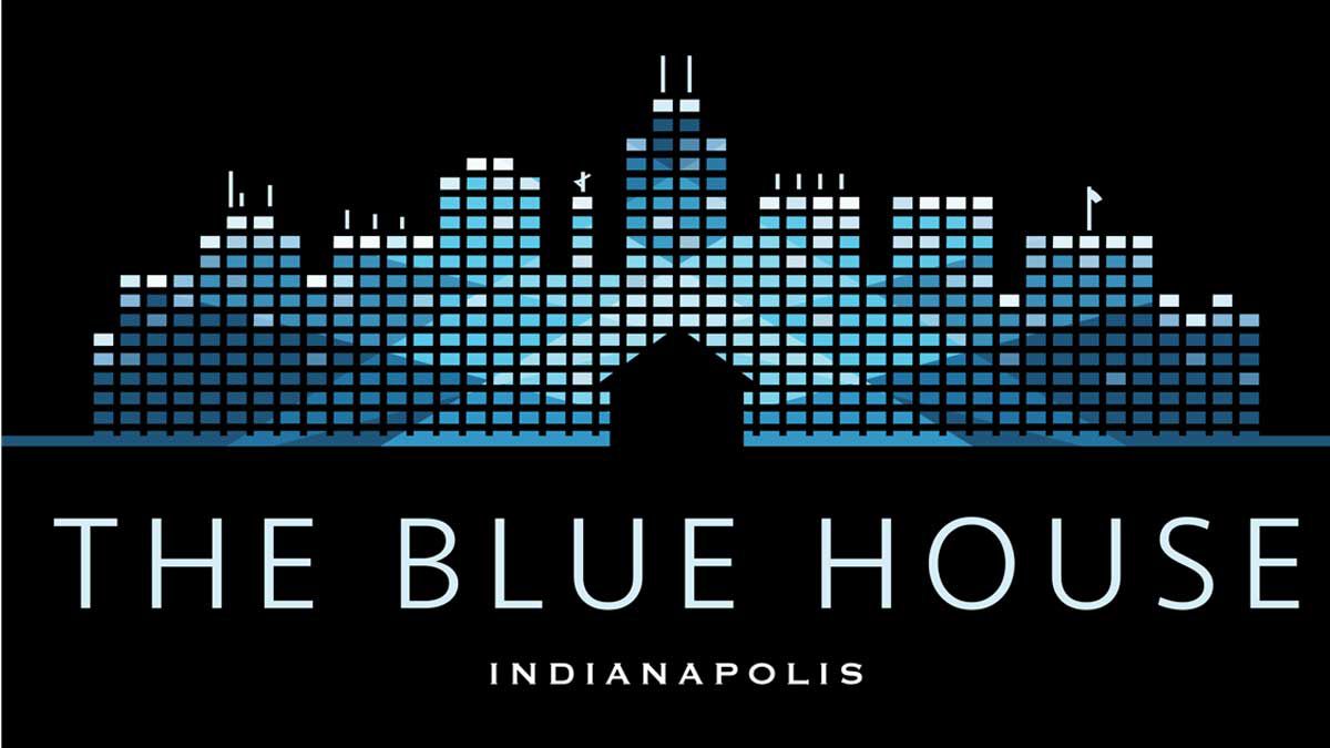 blue house