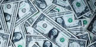 1 U.S.A dollar banknotes