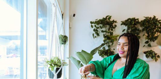 Victoria Beaty is the owner and founder of The Botanical Bar, a Black- and woman-owned plant store near the Bottleworks District