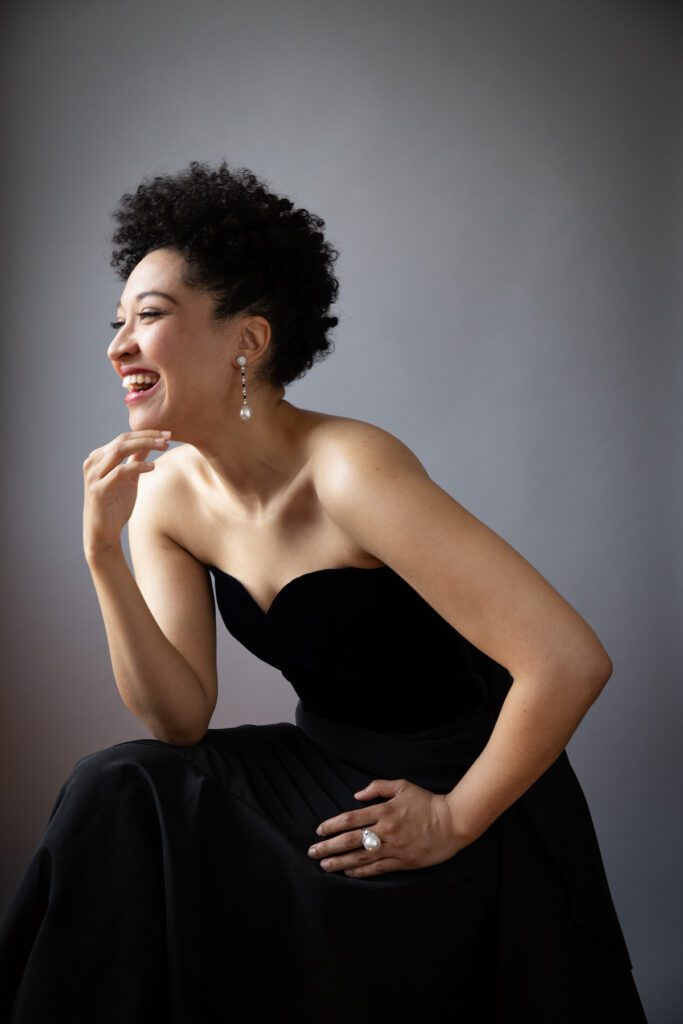 Portrait of classical singer Julia Bullock photographed by Allison Michael Orenstein.