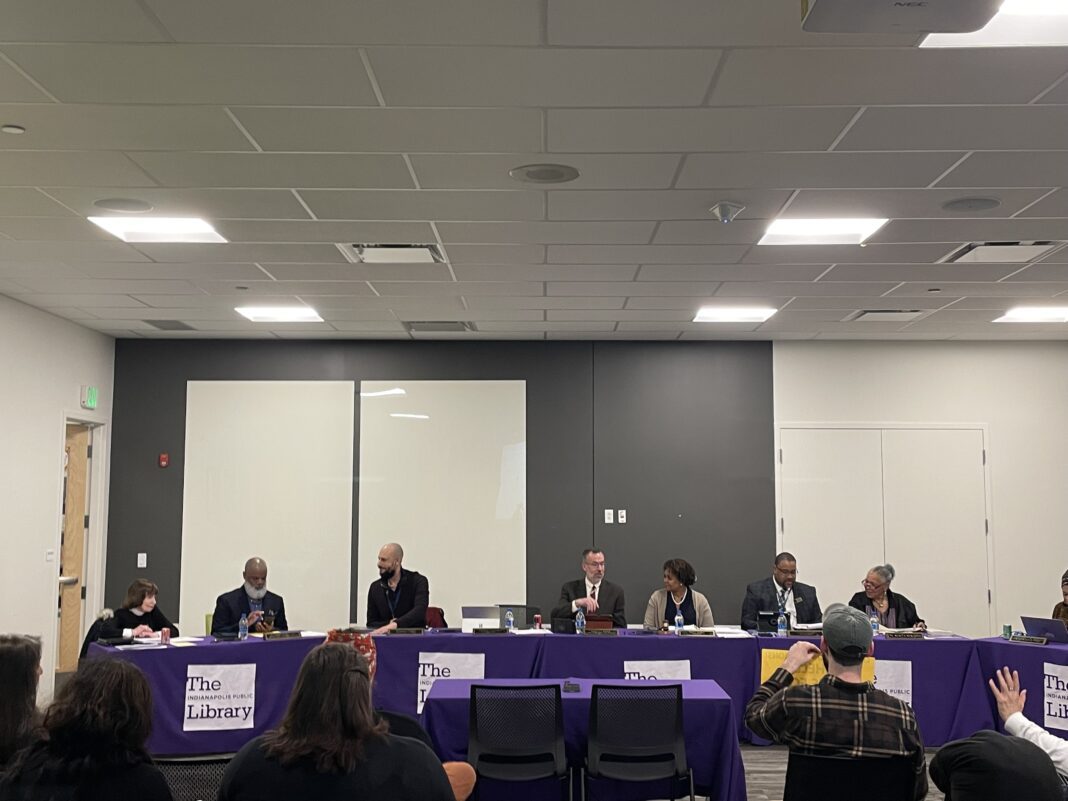 Library board meeting