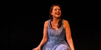 Tracy Michelle Arnold in the Indiana Repertory Theatre’s 2023 production of “Shakespeare’s Will.” (Photo/Zach Rosing)