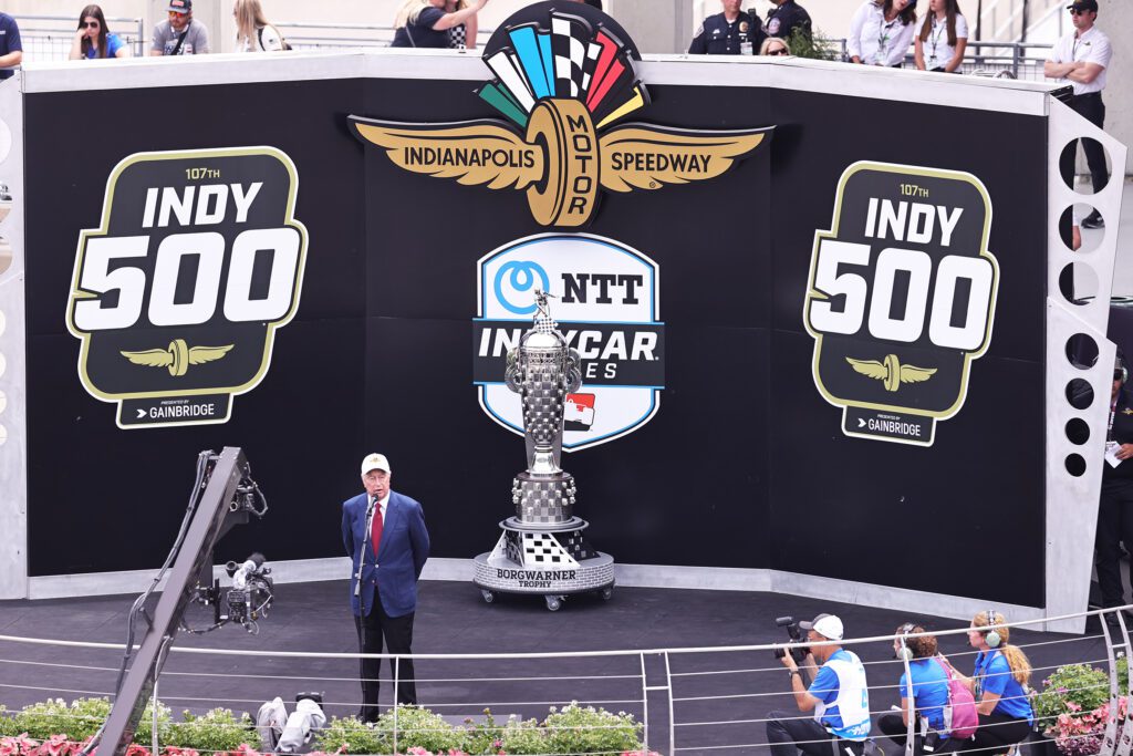 Roger Penske (Motor Speedway Owner) got the Indianapolis 500 race started off right. (Photo/David Dixon)