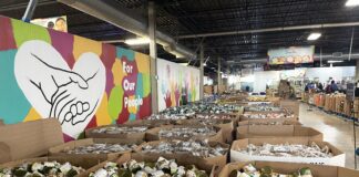 St. Vincent de Paul’s food bank in Martindale-Brightwood receives food donations from local businesses all over Indy, including Second Helpings, Midwest Food Bank and Gleaners.