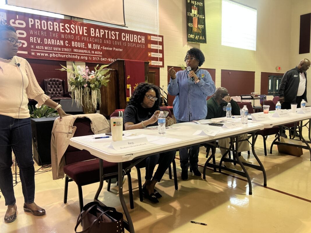 State Reps. Cherrish Pryor, Robin Shackleford, Gregory W. Porter, Vanessa Summers, John Bartlett and Renee Pack, Sens. Greg Taylor, Jean Breaux, and Andrea Hunley held the event.