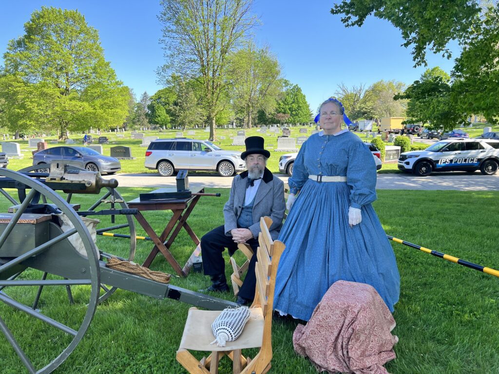 Civic and community leaders from across Indianapolis gathered May 9, 2023 to participate in the 25th annual “Spirit of Freedom” event which celebrates African-American soldiers who fought during the Civil War.