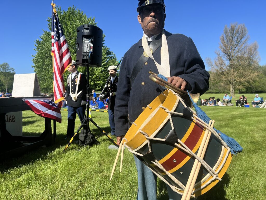 Civic and community leaders from across Indianapolis gathered May 9, 2023 to participate in the 25th annual “Spirit of Freedom” event which celebrates African-American soldiers who fought during the Civil War.