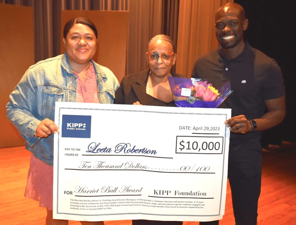 A KIPP Indy Legacy High School educator was selected as a 2023 Harriett Ball Excellence in Teaching Award winner.