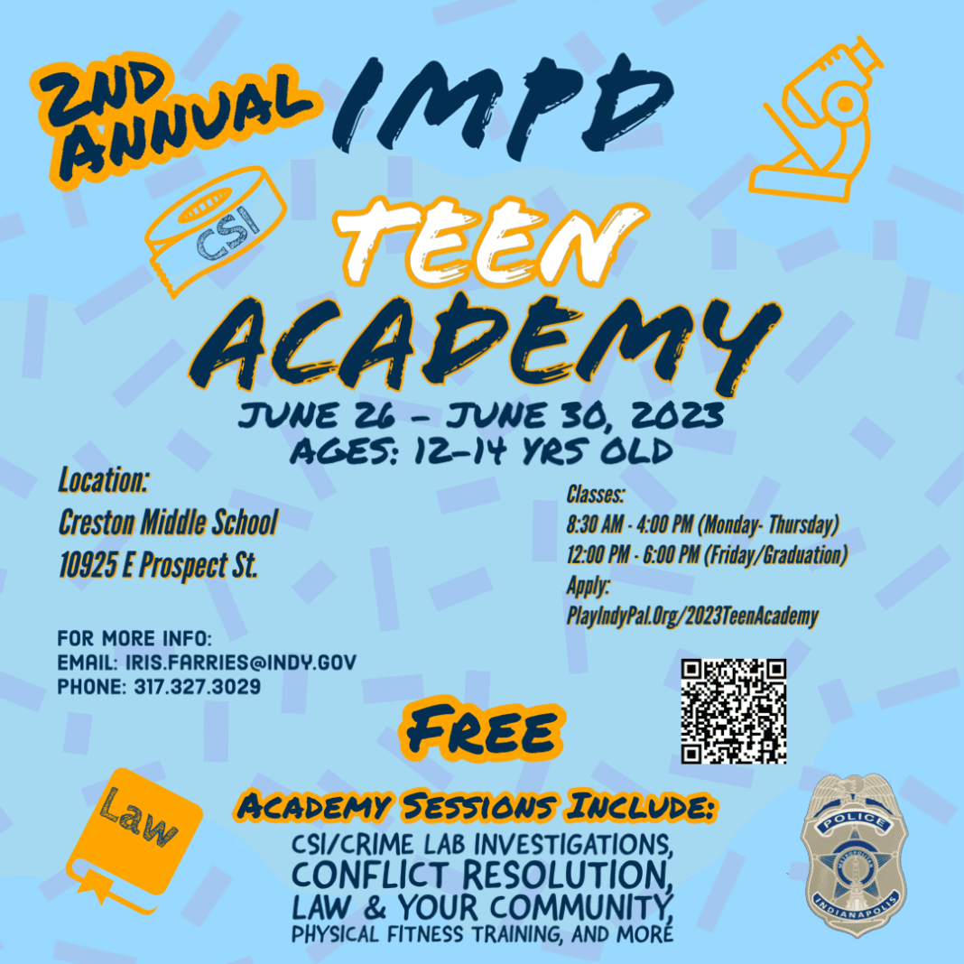 IMPD; free; teen academy program