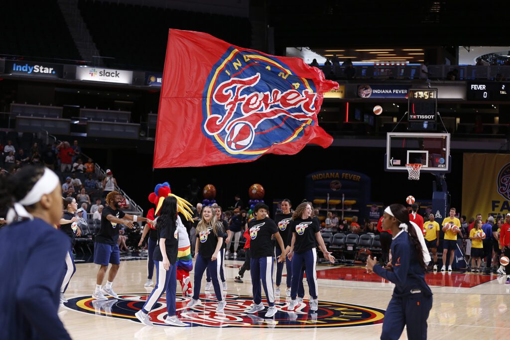 Indiana Fever WNBA Team Kneels During National Anthem