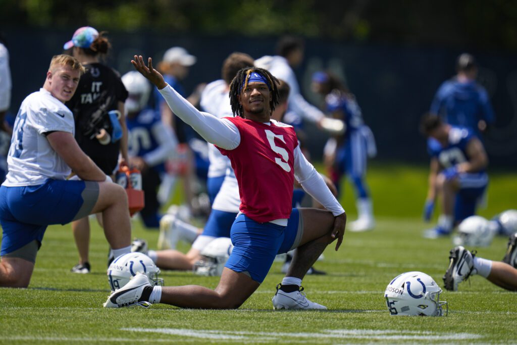 Indianapolis Colts training camp with Anthony Richardson in attendance.