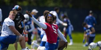 Indianapolis Colts training camp with Anthony Richardson in attendance.
