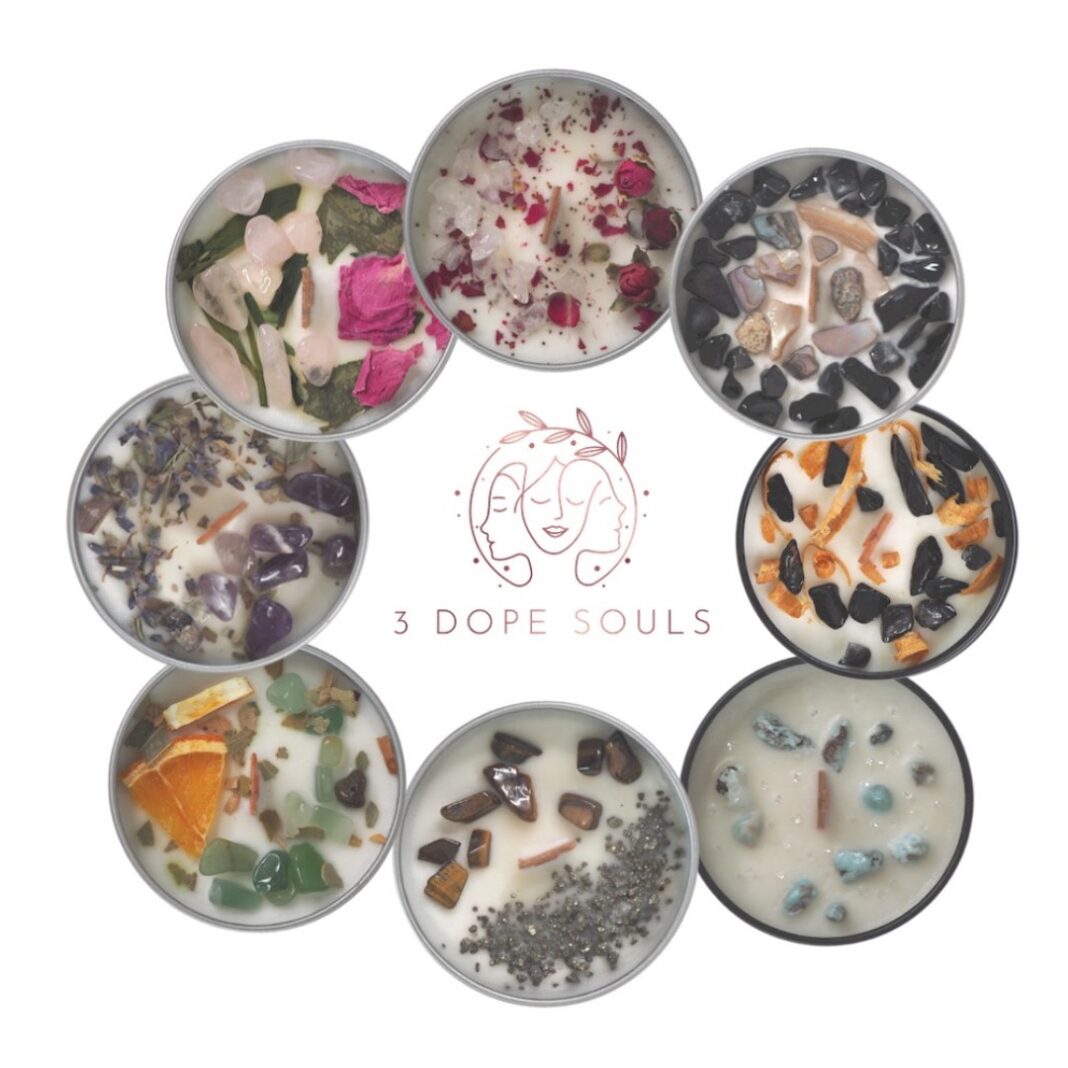 Three Dope Souls offers a line of custom candles to help promote self-love through self-care. (Photo provided/Three Dope Souls)