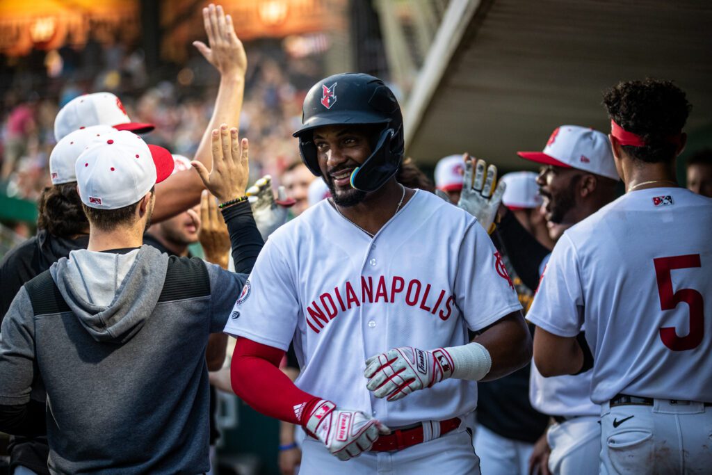 Indianapolis Indians vs Columbus Clippers on June 23 2023 during Negro Leagues baseball week