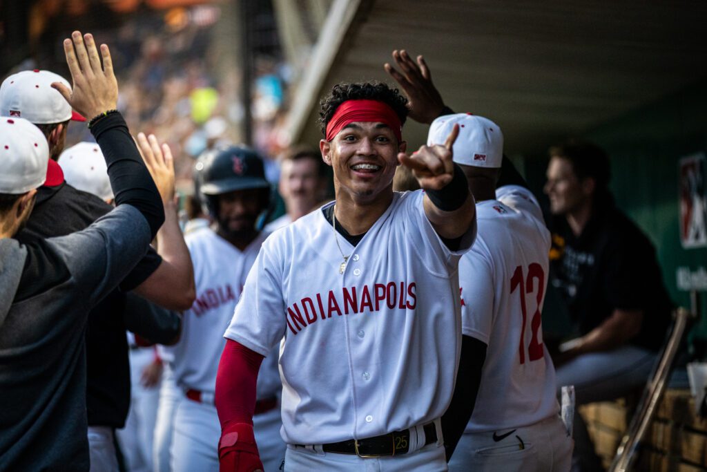 Indianapolis Indians vs Columbus Clippers on June 23 2023 during Negro Leagues baseball week
