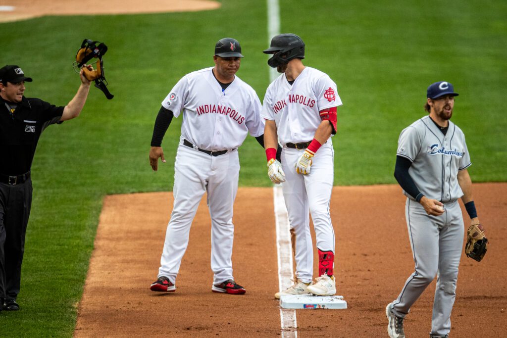 Indianapolis Indians vs Columbus Clippers on June 23 2023 during Negro Leagues baseball week