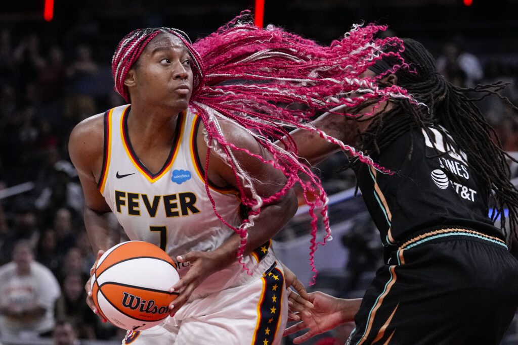 Indiana Fever; New York Liberty; first matchup of 2023; Aliyah Boston; three-headed monster