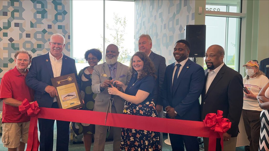 The Fort Ben Branch, located at 9330 E 56th St., is the first autism certified library in the state of Indiana and officially opened to the public on Aug. 19. (Photo/Chloe McGowan)