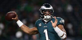 Jalen Hurts; AP; Philadelphia Eagles; Minnesota Vikings; Thursday Night Football