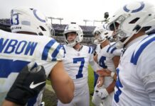 AP; Matt Gay, Indianapolis Colts, Overtime; win; Baltimore Ravens
