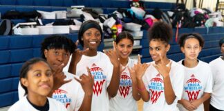 Erica Wheeler; basketball; camp; WNBA; Indiana Fever; Miami, Florida