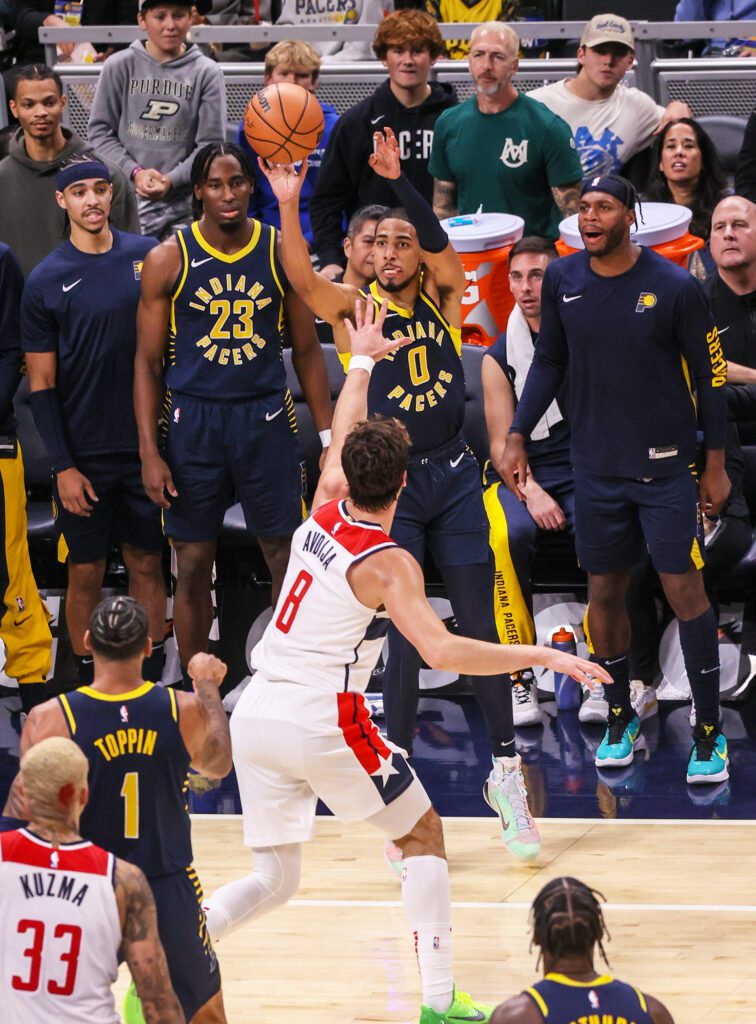 Pacers home opener against the Washington Wizard on Oct. 25 2023. Shot by David Dixon