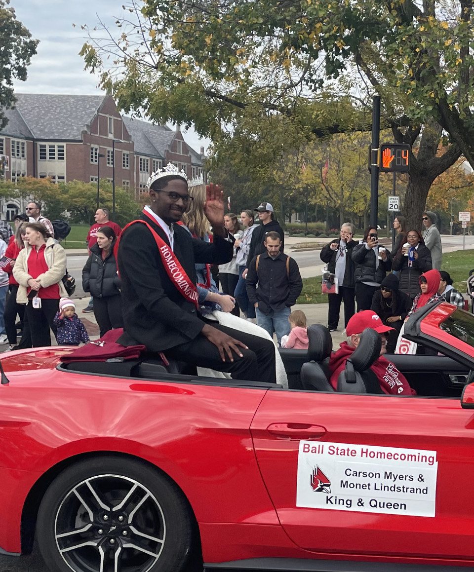 Carson Myers Crowned 2023 Ball State King Indianapolis