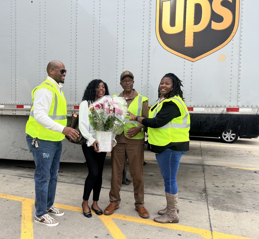 UPS driver celebrates 60 years with the company