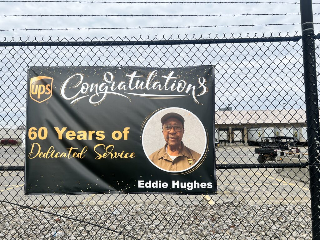 UPS driver celebrates 60 years with the company