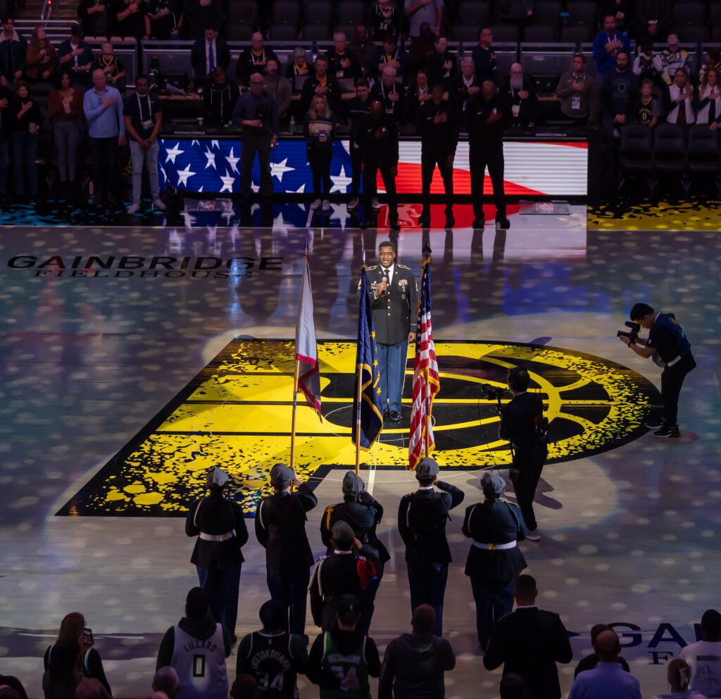 Milwaukee Bucks at Indiana Pacers, Gainbridge Fieldhouse, Indianapolis, IN, November 9, 2023. Photo by Walt Thomas.