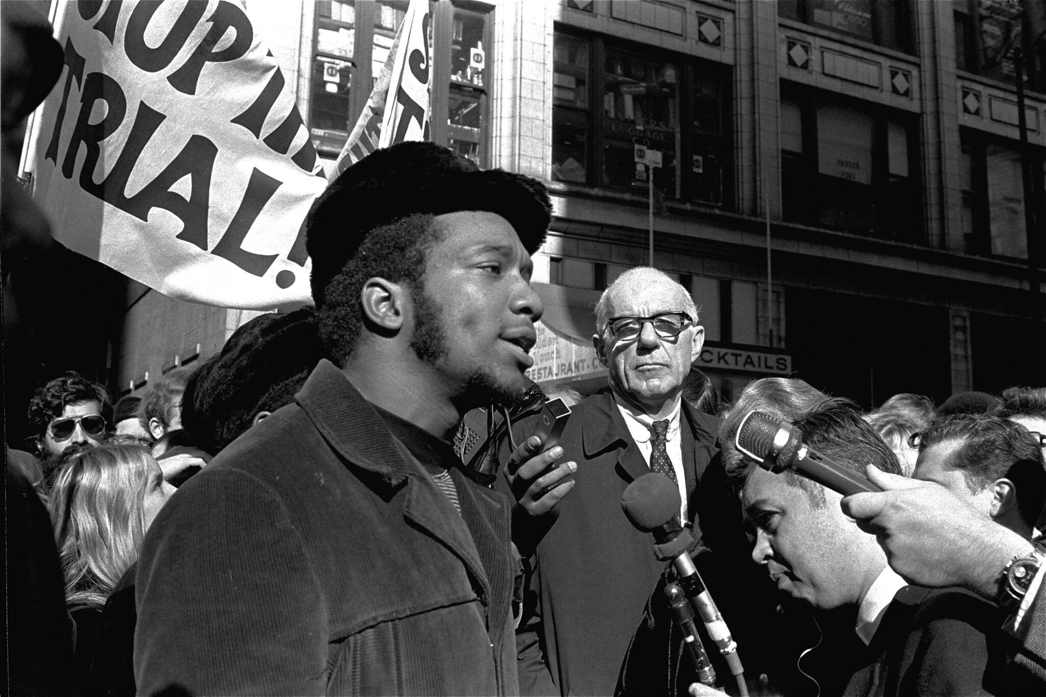 Fred Hampton, one of the leaders of the Black Panther Party (BPP) in 1969 before his assassination