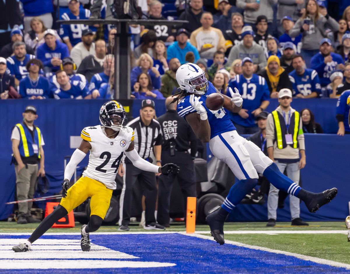 Pittsburgh Steelers at Indianapolis Colts football game on December 16, 2023. Photo taken by Walt Thomas.