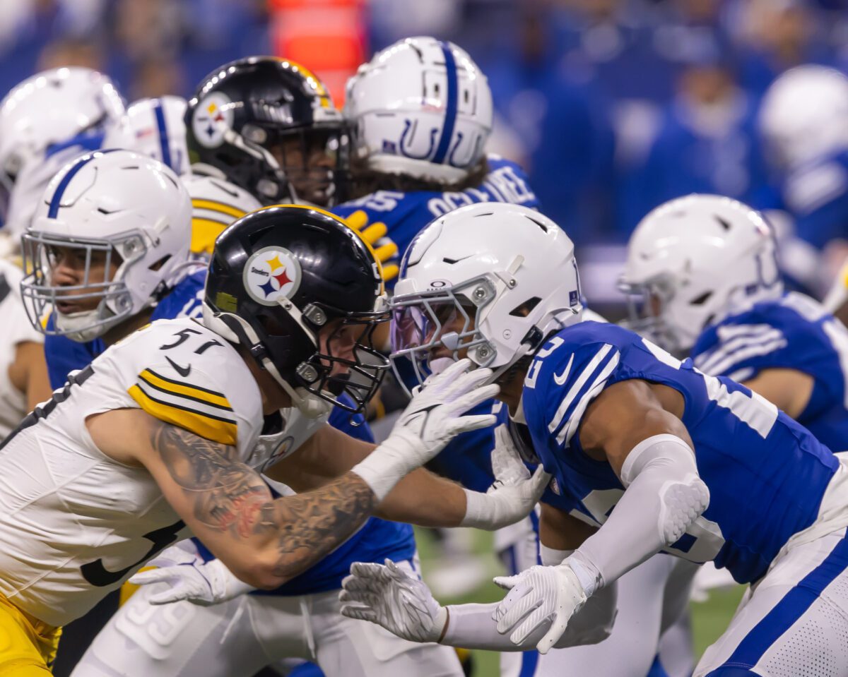 Pittsburgh Steelers at Indianapolis Colts football game on December 16, 2023. Photo taken by Walt Thomas.