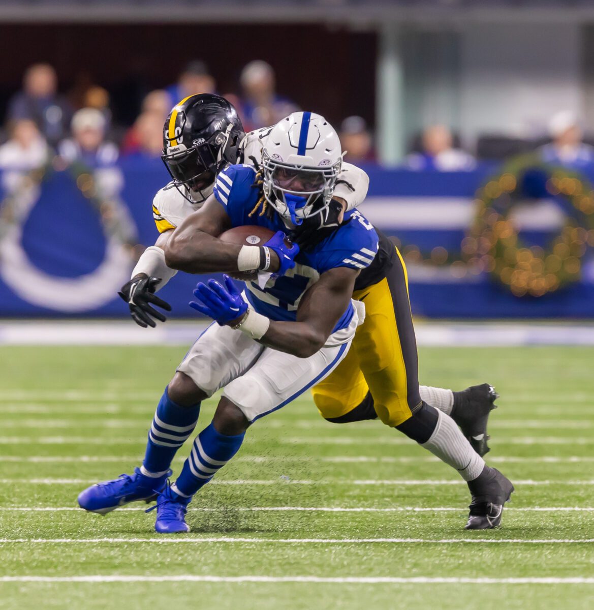 Pittsburgh Steelers at Indianapolis Colts football game on December 16, 2023. Photo taken by Walt Thomas.