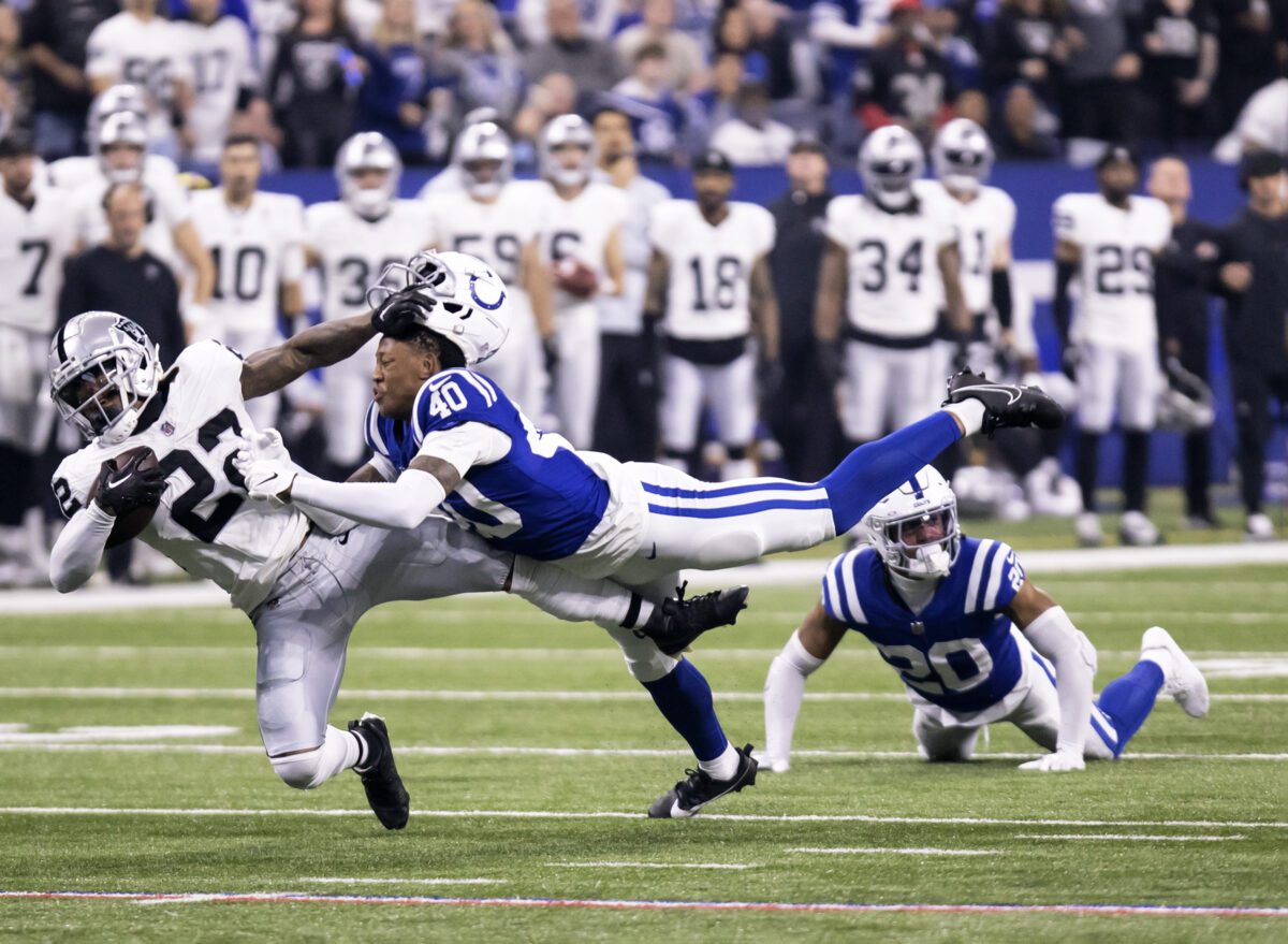 Las Vegas Raiders at Indianapolis Colts football game