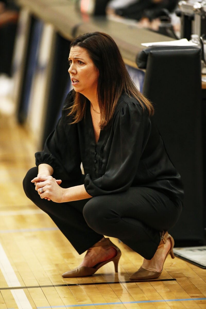 IUPUI head coach during a basketball game