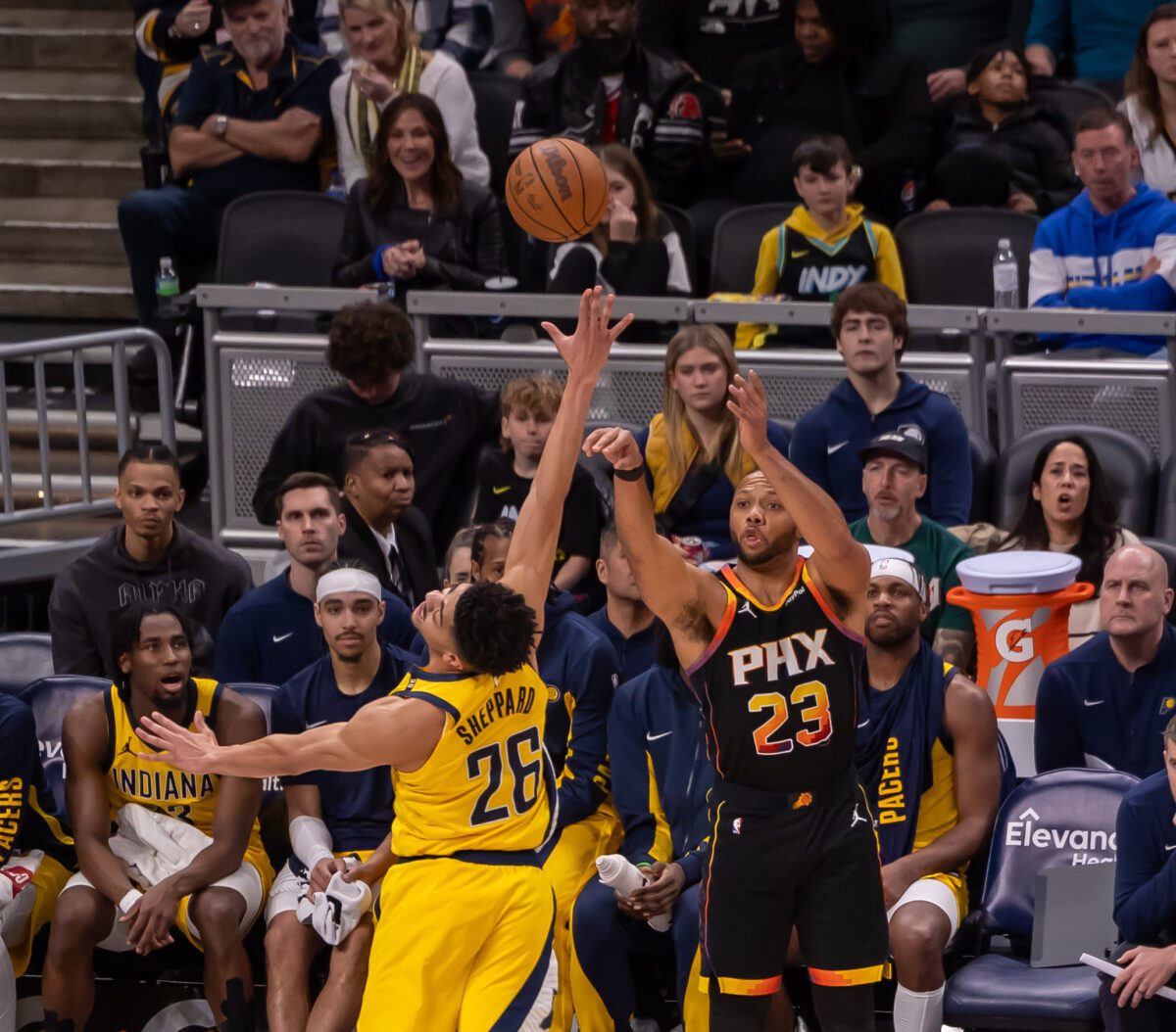 Phoenix Suns at Indiana Pacers at Gainbridge Fieldhouse in Indianapolis, Indiana on January 26, 2024. (Photo/Walt Thomas)