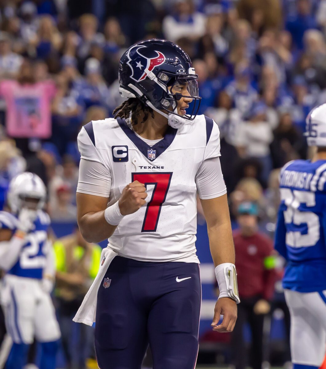 Houston Texans Indianapolis Colts NFL football game at Lucas Oil Stadium in Indianapolis, Indiana on January 6, 2024.