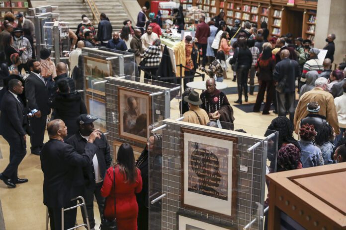 Meet The Artist 3 - Photo Credit Indianapolis Public Library Meet the Artists XXXVI kicks off at the Indianapolis Public Library on Jan. 31 with an opening gala and fashion show on Feb. 17. The art will be on display throughout the library through March 23. (Photos provided/Indianapolis Public Library)