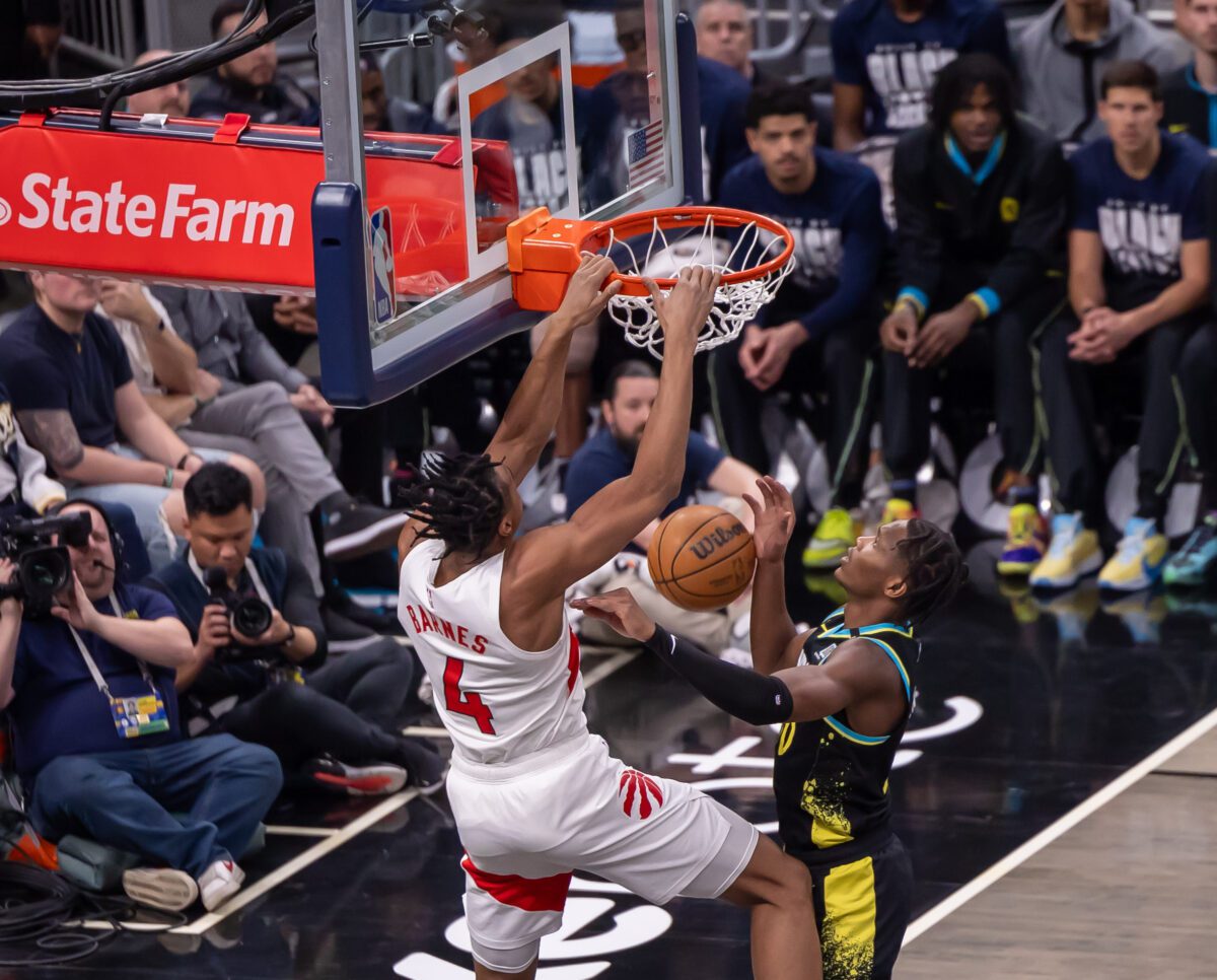 Toronto Raptors at Indiana Pacers basketball game photo at Gainbridge Fieldhouse on February 26, 2024. (Photo/Walt Thomas)