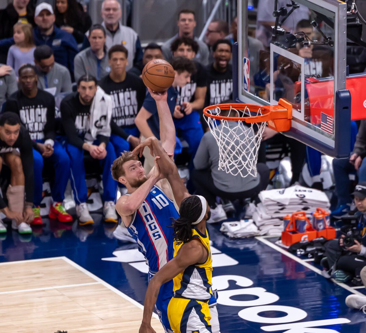 Sacramento Kings at Indiana Pacers basketball game at Gainbridge Fieldhouse in Indianapolis, Indiana on February 2, 2024 (Photo/Walt Thomas)