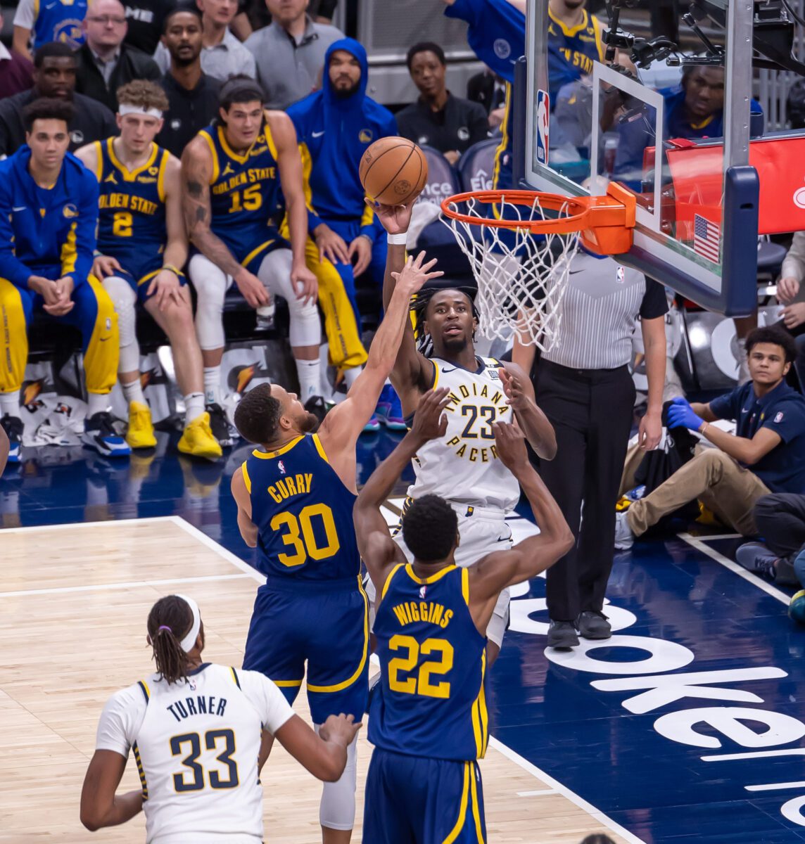 Golden State Warriors - Indiana Pacers game on February 8, 2024.