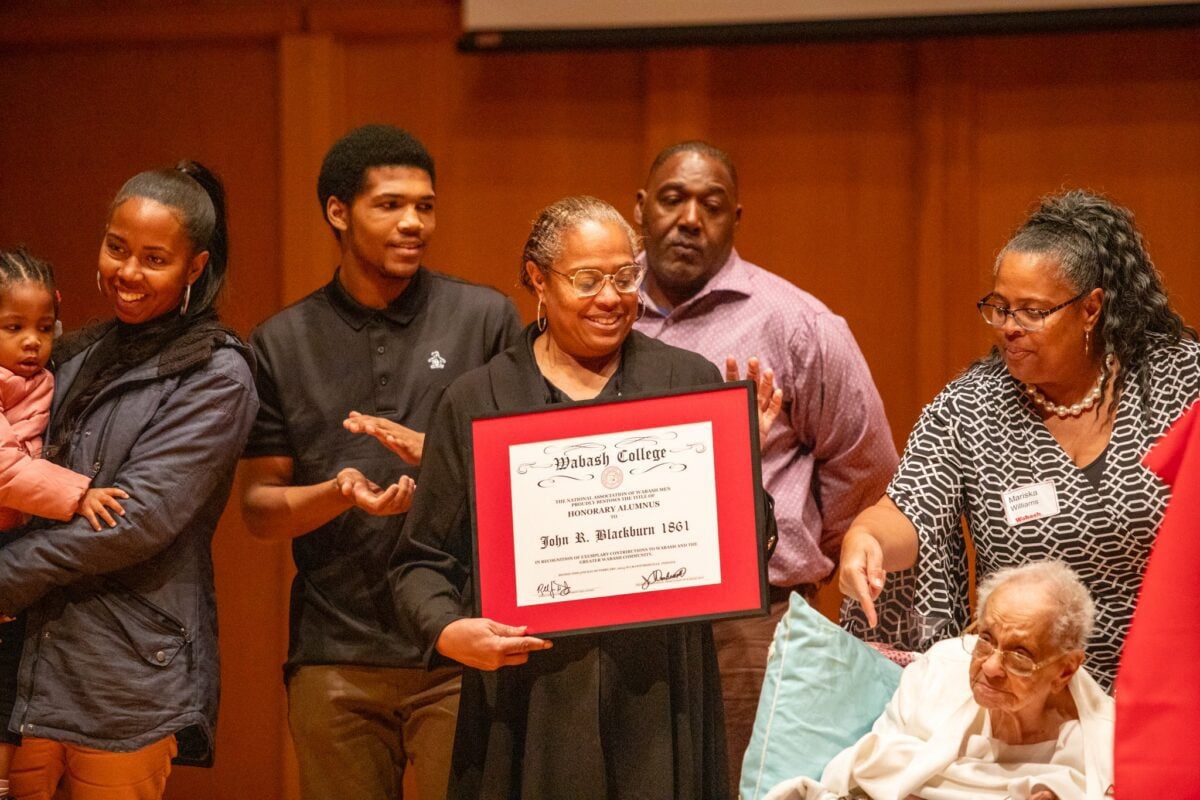 That ain’t how the story goes: Wabash College’s first Black student