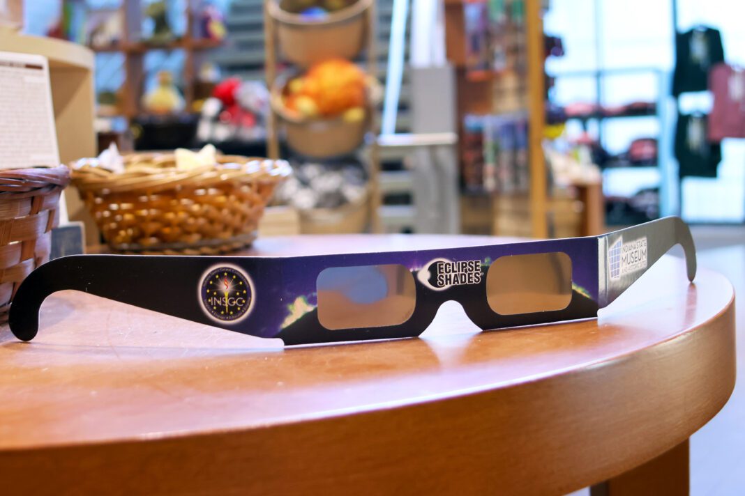 In preparation for the 2024 Total Solar Eclipse on April 8, 2024, Hoosiers should make sure to grab a pair of eclipse glasses to safely look at the sun and moon. (Photo provided/Indiana State Museum)