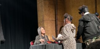 Ballet dancer and author Misty Copeland was the featured speaker during the 45th Annual McFadden Memorial Lecture at the Madam Walker Legacy Center March 20, 2024. (Photo/Chloe McGowan)